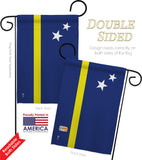 Curacao - Nationality Flags of the World Vertical Impressions Decorative Flags HG140063 Made In USA