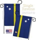 Curacao - Nationality Flags of the World Vertical Impressions Decorative Flags HG140063 Made In USA