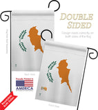 Cyprus - Nationality Flags of the World Vertical Impressions Decorative Flags HG140064 Made In USA