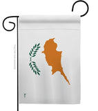 Cyprus - Nationality Flags of the World Vertical Impressions Decorative Flags HG140064 Made In USA
