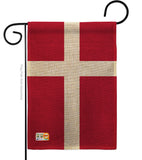 Denmark - Nationality Flags of the World Vertical Impressions Decorative Flags HG140067 Made In USA