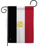 Egypt - Nationality Flags of the World Vertical Impressions Decorative Flags HG140074 Made In USA