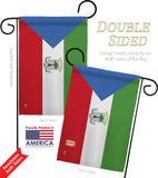 Equatorial Guinea - Nationality Flags of the World Vertical Impressions Decorative Flags HG140077 Made In USA