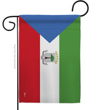 Equatorial Guinea - Nationality Flags of the World Vertical Impressions Decorative Flags HG140077 Made In USA