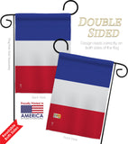 France - Nationality Flags of the World Vertical Impressions Decorative Flags HG140086 Made In USA