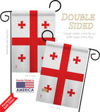 Georgia Republic - Nationality Flags of the World Vertical Impressions Decorative Flags HG140089 Made In USA