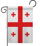 Georgia Republic - Nationality Flags of the World Vertical Impressions Decorative Flags HG140089 Made In USA