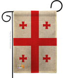 Georgia Republic - Nationality Flags of the World Vertical Impressions Decorative Flags HG140089 Made In USA
