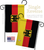 Germany w/Eagle - Nationality Flags of the World Vertical Impressions Decorative Flags HG140090 Made In USA