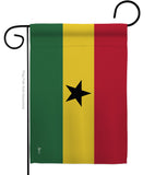 Ghana - Nationality Flags of the World Vertical Impressions Decorative Flags HG140092 Made In USA