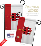 Gibraltar - Nationality Flags of the World Vertical Impressions Decorative Flags HG140093 Made In USA