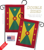 Grenada - Nationality Flags of the World Vertical Impressions Decorative Flags HG140096 Made In USA