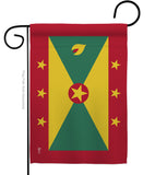 Grenada - Nationality Flags of the World Vertical Impressions Decorative Flags HG140096 Made In USA