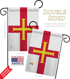 Guernsey - Nationality Flags of the World Vertical Impressions Decorative Flags HG140099 Made In USA