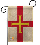 Guernsey - Nationality Flags of the World Vertical Impressions Decorative Flags HG140099 Made In USA