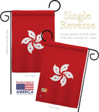 Hong Kong - Nationality Flags of the World Vertical Impressions Decorative Flags HG140105 Made In USA