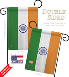 India - Nationality Flags of the World Vertical Impressions Decorative Flags HG140108 Made In USA