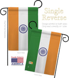 India - Nationality Flags of the World Vertical Impressions Decorative Flags HG140108 Made In USA