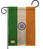 India - Nationality Flags of the World Vertical Impressions Decorative Flags HG140108 Made In USA