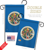 Organization Of American States - Nationality Flags of the World Vertical Impressions Decorative Flags HG140178 Made In USA