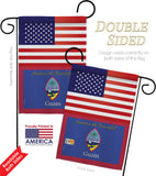 US Guam - Nationality Flags of the World Vertical Impressions Decorative Flags HG140266 Made In USA