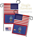 US Guam - Nationality Flags of the World Vertical Impressions Decorative Flags HG140266 Made In USA