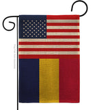 Chad US Friendship - Nationality Flags of the World Vertical Impressions Decorative Flags HG140334 Made In USA