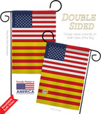 Catalonia US Friendship - Nationality Flags of the World Vertical Impressions Decorative Flags HG140337 Made In USA