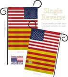 Catalonia US Friendship - Nationality Flags of the World Vertical Impressions Decorative Flags HG140337 Made In USA