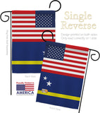 Curacao US Friendship - Nationality Flags of the World Vertical Impressions Decorative Flags HG140351 Made In USA