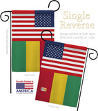 Guinea US Friendship - Nationality Flags of the World Vertical Impressions Decorative Flags HG140393 Made In USA