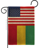 Guinea US Friendship - Nationality Flags of the World Vertical Impressions Decorative Flags HG140393 Made In USA