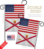 Jersey US Friendship - Nationality Flags of the World Vertical Impressions Decorative Flags HG140419 Made In USA