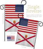 Jersey US Friendship - Nationality Flags of the World Vertical Impressions Decorative Flags HG140419 Made In USA