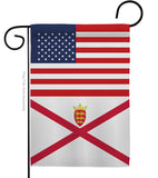 Jersey US Friendship - Nationality Flags of the World Vertical Impressions Decorative Flags HG140419 Made In USA