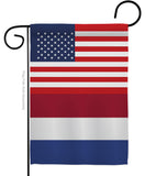 Netherlands US Friendship - Nationality Flags of the World Vertical Impressions Decorative Flags HG140463 Made In USA