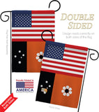 Northern Territories US Friendship - Nationality Flags of the World Vertical Impressions Decorative Flags HG140473 Made In USA