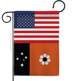 Northern Territories US Friendship - Nationality Flags of the World Vertical Impressions Decorative Flags HG140473 Made In USA