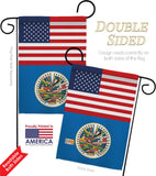 Organization Of American States US Friendship - Nationality Flags of the World Vertical Impressions Decorative Flags HG140475 Made In USA