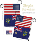 Pitcairn Islands US Friendship - Nationality Flags of the World Vertical Impressions Decorative Flags HG140485 Made In USA