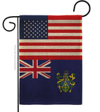 Pitcairn Islands US Friendship - Nationality Flags of the World Vertical Impressions Decorative Flags HG140485 Made In USA