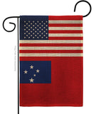 Samoa US Friendship - Nationality Flags of the World Vertical Impressions Decorative Flags HG140499 Made In USA