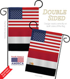 Yemen US Friendship - Nationality Flags of the World Vertical Impressions Decorative Flags HG140692 Made In USA