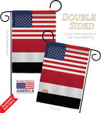 Yemen US Friendship - Nationality Flags of the World Vertical Impressions Decorative Flags HG140692 Made In USA