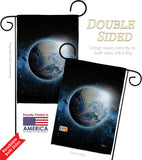 Earth - Nationality Flags of the World Vertical Impressions Decorative Flags HG140885 Made In USA
