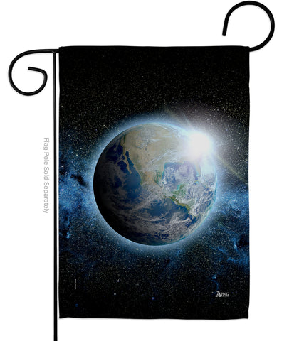 Earth - Nationality Flags of the World Vertical Impressions Decorative Flags HG140885 Made In USA