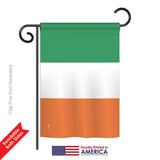 Ireland - Nationality Flags of the World Vertical Impressions Decorative Flags HG140112 Printed In USA