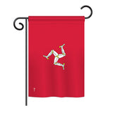 Isle of Man - Nationality Flags of the World Vertical Impressions Decorative Flags HG140115 Printed In USA