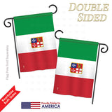 Italian Ensign - Nationality Flags of the World Vertical Impressions Decorative Flags HG140118 Printed In USA