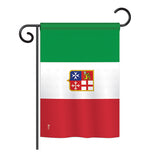 Italian Ensign - Nationality Flags of the World Vertical Impressions Decorative Flags HG140118 Printed In USA